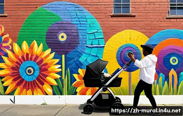 벽화의 사회적 영향력 - **Prompt for Community Co-creation and Connection:**
    "A vibrant street scene in a lively, histor...