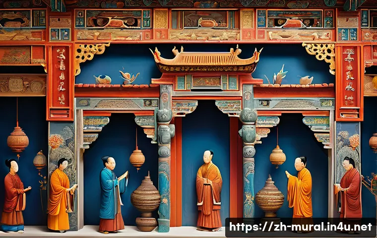 벽화 예술의 발전과 변화 관련 이미지 1