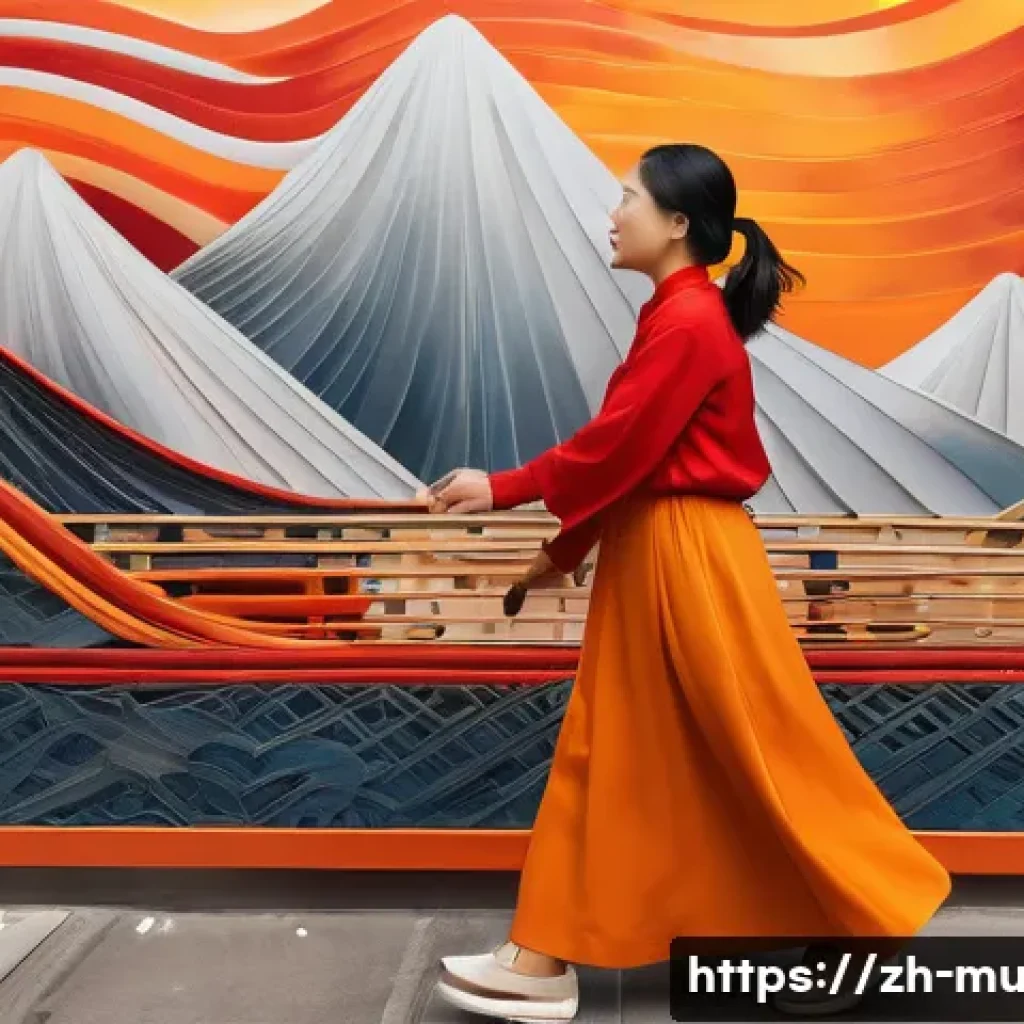 벽화와 여성 예술가들 - A vibrant mural created by a female artist depicting the complex emotional landscape of women balanc...